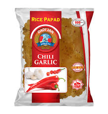 Dadi Jan Chili Garlic Rice Papad 200g
