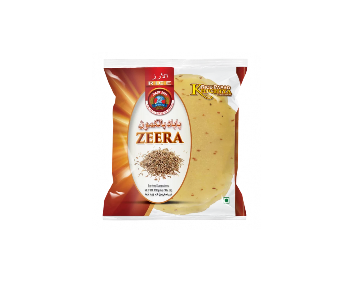 Dadi Jan Khichiya Zeera Rice Papad 200g