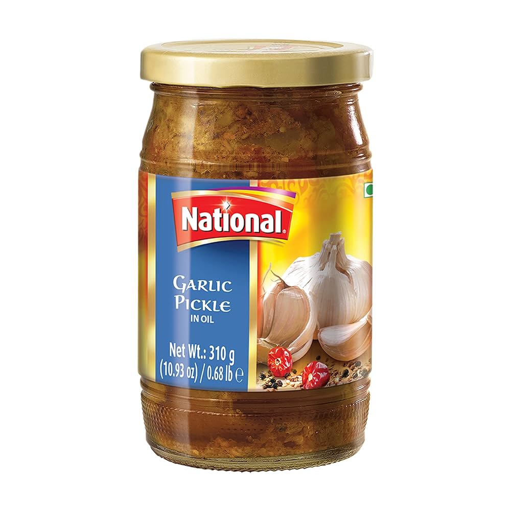 NATIONAL Garlic Pickle in Oil 310g