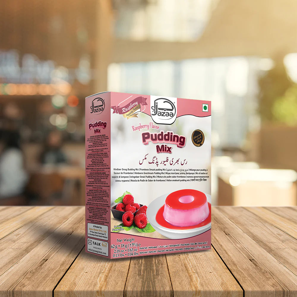 Jazaa Raspberry Pudding Mix 80g
