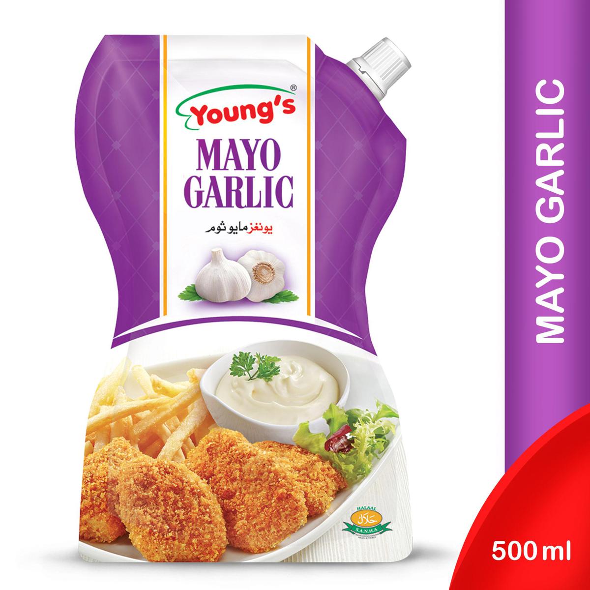Young’s Mayo Garlic Sauce 500ml