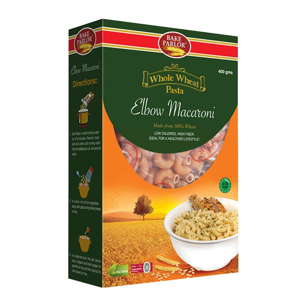 Bake Parlor Whole Wheat Pasta Macaroni 400g