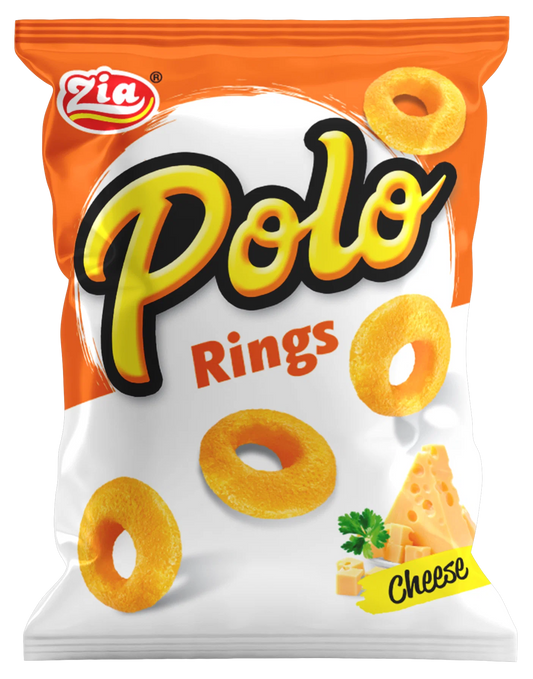 Zia Food - Polo Rings Cheese Snacks - (50 Gram)
