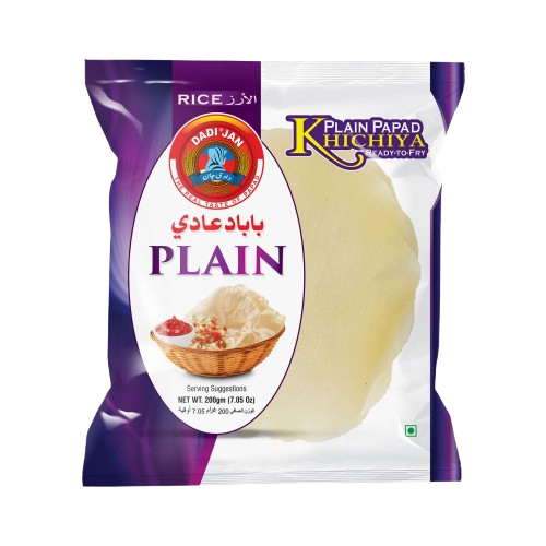 Dadi Jan - Khichiya Papad - Rice Plain - (200 Gram)