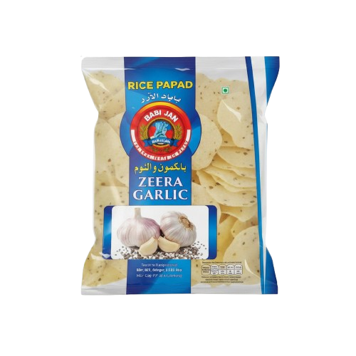 Dadi Jan - Rice Papad - Zeera Garlic - (200 Gram)