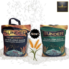 Sunder Extra Long Grain Premium 1121 Steamed Basmati Rice 20kg
