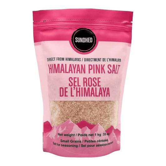 Sunder Pink Himalayan Rock Salt (Coarse 2–5mm) 1kg