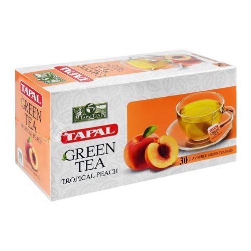 Tapal Tropical Peach Green Tea 45g (30 Bags)