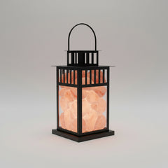 Sunder - Iron Lantern Salt Lamp - With Acrylic