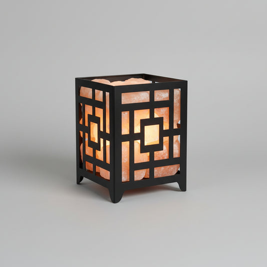 Sunder - Iron Laser Basket  Lamp - Maze
