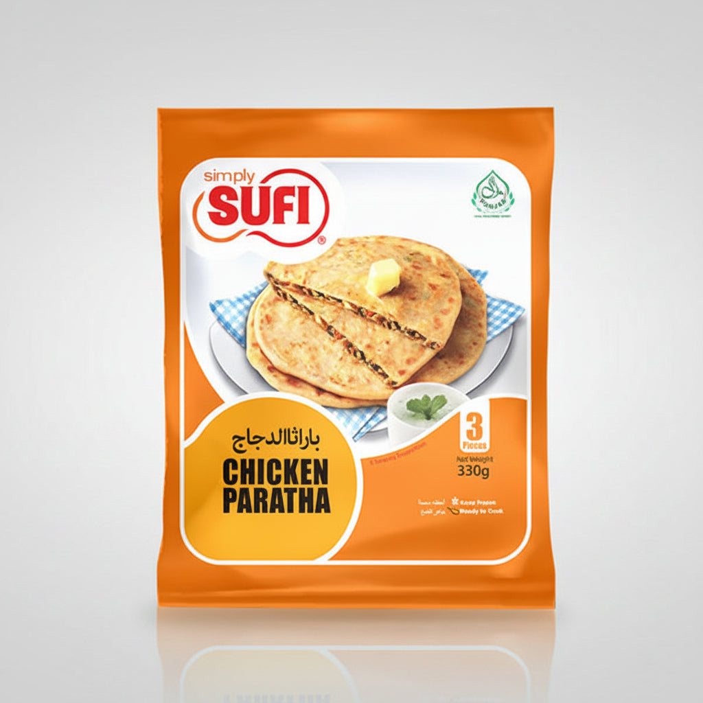 Sufi Chicken Cheese Paratha - 560g