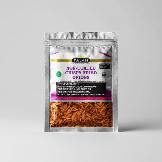 Falah Foods - Non-coated Fried Onions Pouch - (227 Grams)