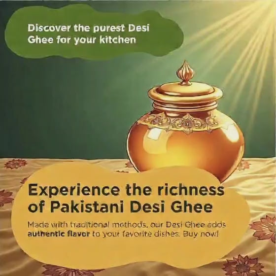 Pure Pakistani Desi Ghee - 1 Kg